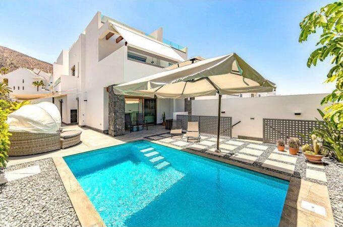 Luxury Villa Tropical Private Heated Pool Los Cristianos  Exteriér fotografie