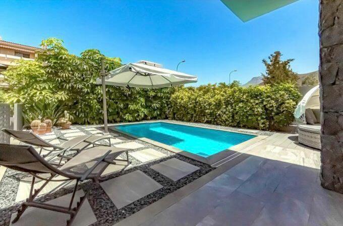Luxury Villa Tropical Private Heated Pool Los Cristianos  Exteriér fotografie